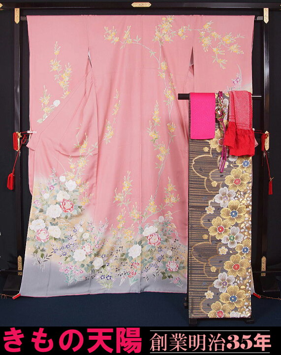 楽天市場】新品仕立上り 振袖6点セット 振袖・袋帯・長襦袢・帯揚げ〆 