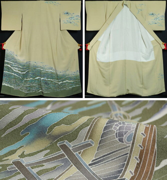 楽天市場】着物セット 未使用品 十日町友禅 林静穂 訪問着・綴れ 作家  