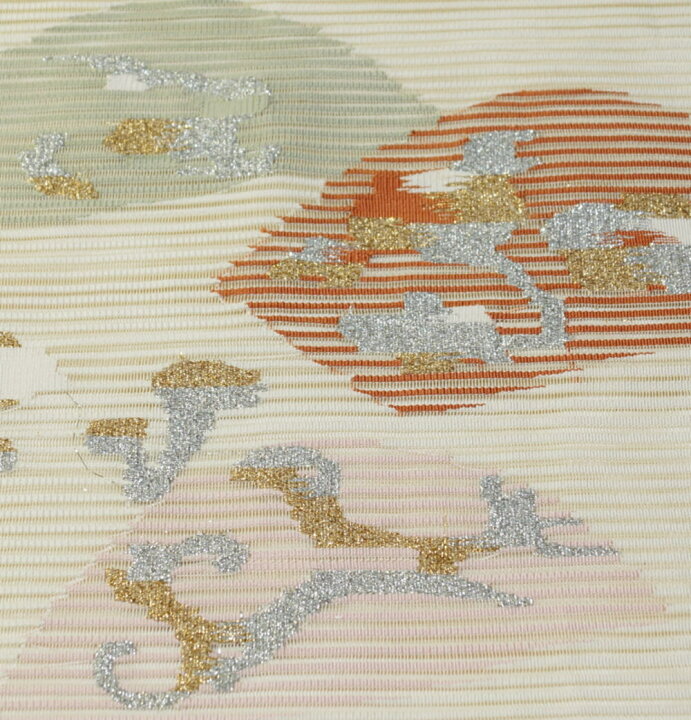 楽天市場】夏物 八寸名古屋帯 絽 綴れ 入山に松模様 正絹 お太鼓柄  