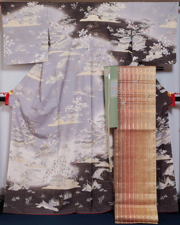 楽天市場】着物セット 新品 仕立て上がり しょうざん 洒落訪問着・ひな  