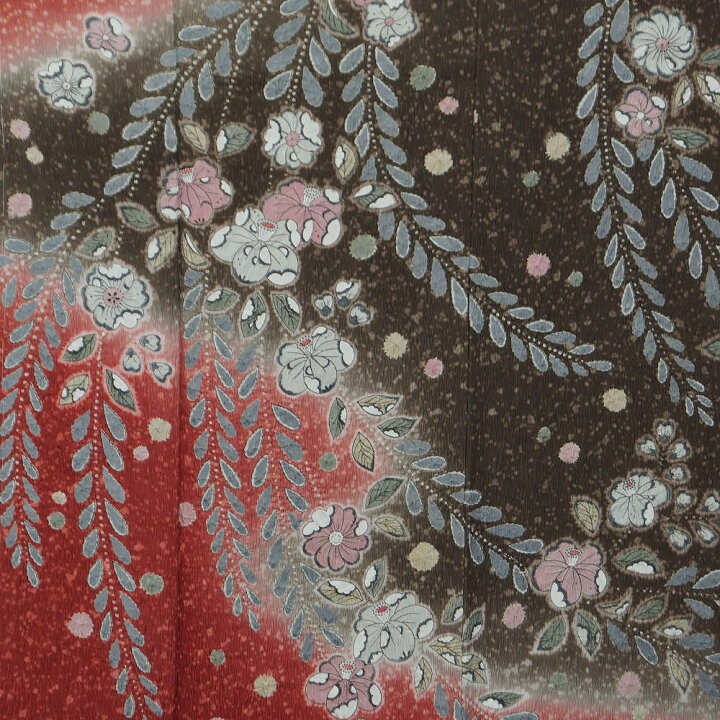 楽天市場】着物セット 訪問着・袋帯 2点セット 辻が花模様 膨れ織 