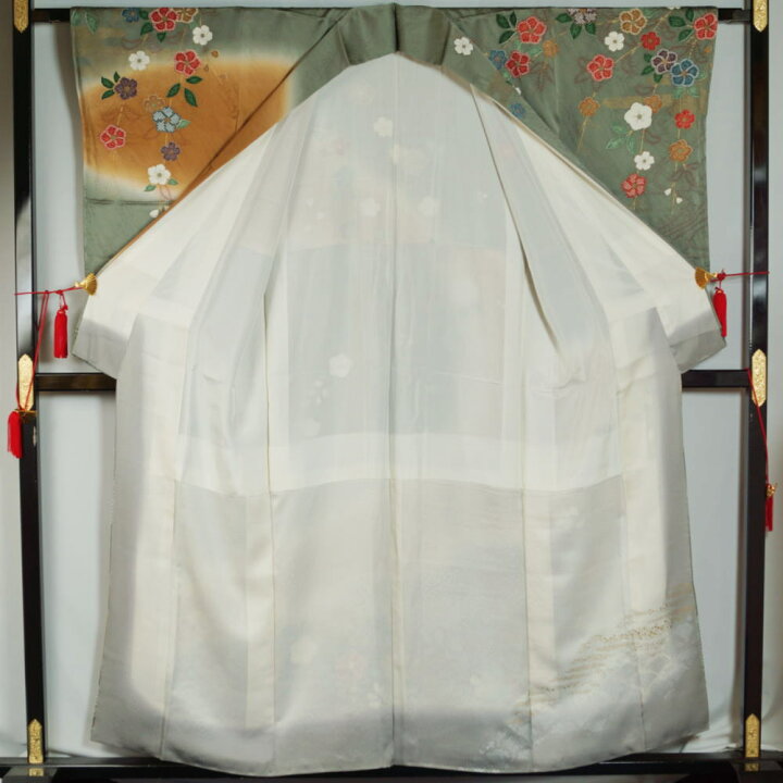 楽天市場】着物セット 訪問着・袋帯 2点 セット Mサイズ 辻が花模様 