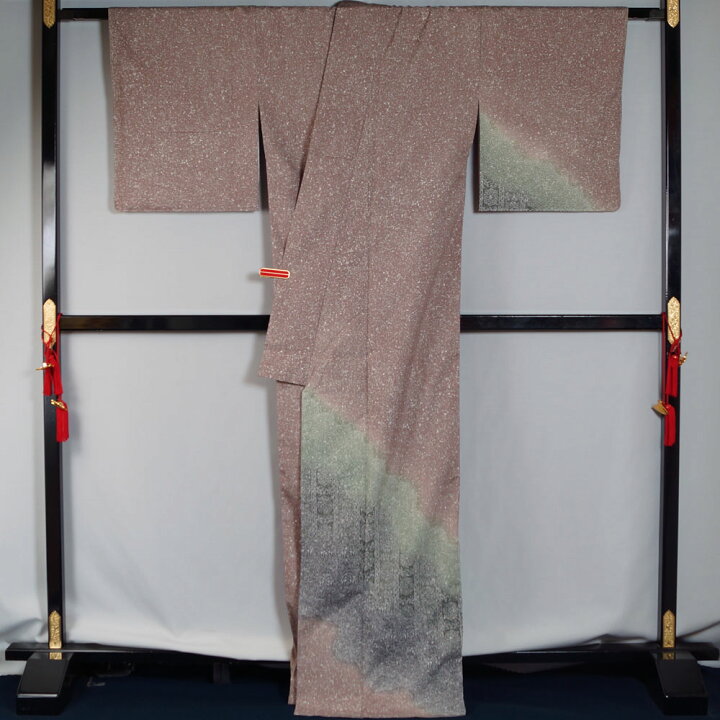 楽天市場】着物セット 新品仕立て上がり 洒落訪問着・輪奈織 袋帯 