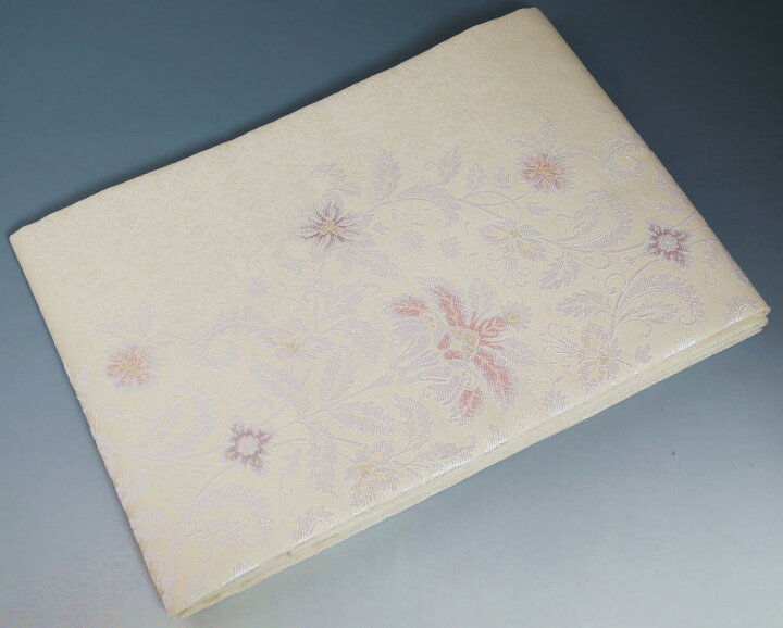 楽天市場】名古屋帯 新品 西陣 （6） 唐花模様 クリームイエロー系 