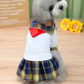 送料無料 犬の服 Tシャツ ワンピース 小型犬 セーラー服 猫服 ドッグウェア コスプレ コスチューム 犬シャツ カバーオール かわいい おしゃれ ペット洋服 制服 海軍 変身 記念撮影 入園式 卒業式