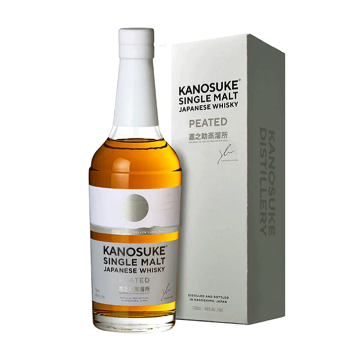 KANOSUKE シングルモルトウイスキー ピーテッド 700ml 楽天市場】嘉之助 シングルモルト PEATED 700ml kanosuke 48度 小正 嘉