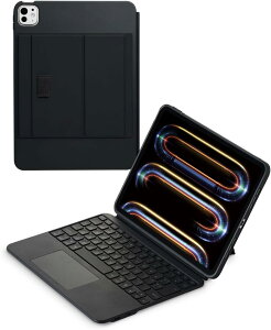 ySSPT2{z ELECOM L[{[h Touch Book for 11C`iPad Pro(M4) TK-CA10BPBK ubN GR