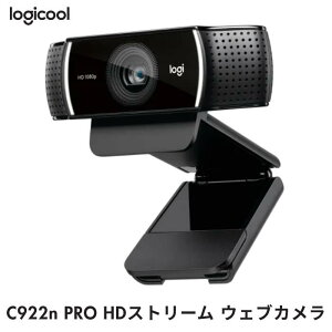 ��logicool �E�F�u�J���� C922n �u���b�N �t��HD 1080P �E�F�u�J�� �X�g���[�~���O �����t�H�[�J�X �X�e���I�}�C�N �B�e�p�O�r�t�� ���W�N�[��