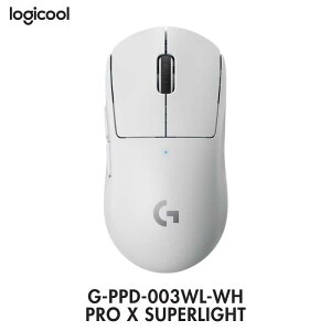  Logicool G Q[~O}EX CX G PRO X SUPERLIGHT Ōy63g LIGHTSPEED  HERO 25KZT 5{^ zCg G-PPD-003WL-WH WN[