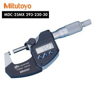 ●【マラソン期間PT2倍】Mitutoyo クーラントプルーフ マイクロメータ MDC-25MX 293-230-30 測定範囲:0~2…