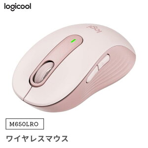 ��Logicool Signature M650 L ���C�����X�}�E�X ���[�Y M650LRO ���W�N�[�� Android Chrome OS �X�N���[���z�C�[�� �����}�E�X �É��}�E�X