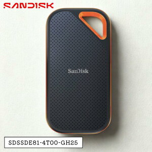 ��SanDisk SSD �O�t�� 4TB USB 3.2 Gen 2x2 �ő�2000MB/�b �h�H�h�o SDSSDE81-4T00-GH25 �G�N�X�g���[���v�� �|�[�^�u��SSD V2 ���[�J�[5�N �G�R�p�b�P�[�W