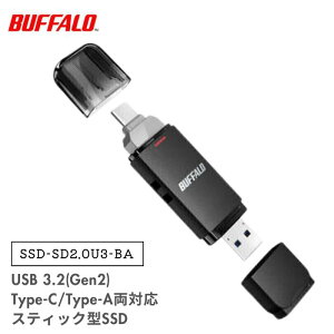 �� BUFFALO �|�[�^�u��SSD SSD-SD2.0U3-BA �� �o�b�t�@���[