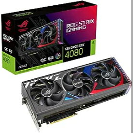 ★【期間限定ポイントアップ】ASUS GeForce RTX 4080 搭載ビデオカード 16GB OC GDDR6X / ROG-STRIX-RTX4080-O16G-GAMING【北海道・沖縄・離島配送不可】