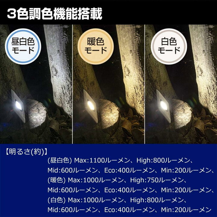 楽天市場】○ GENTOS(ジェントス) 投光器 LED ワークライト 充電式(AC  