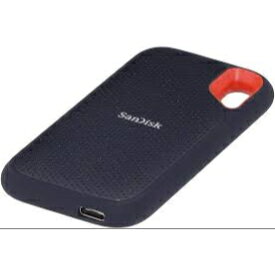 ● SanDisk SSD 外付け 1TB USB3.2Gen2 読出最大1050MB/秒 防滴防塵 SDSSDE61-1T00-GH25 エクストリーム ポータブルSSD V2 Win Mac PS4 PS5 エコパッケージ
