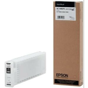 �� EPSON ���� SureColor�p �C���N�J�[�g���b�W 700ml(�}�b�g�u���b�N) SC1MB70 �G�v�\��