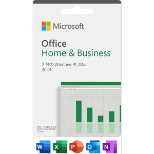 �� Microsoft Office Home & Business 2024(�ŐV �i����)|�J�[�h��|Windows11�A10/mac�Ή�|PC2��y�k�C���E����E�����z���s�z