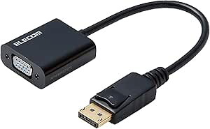  ELECOM DisplayPortp VGAϊA_v^ AD-DPVGABK ubN GR