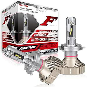  IPF wbhCg LED F141HLB ԗp H4 Hi Loؑ 4000lm 2800lm 6500K zCg 12V 24Vp 2{ hCo[jbgʑ̌^