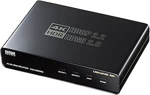  Sanwa Supply 4K/60HzEHDRΉHDMIz(2z) VGA-HDRSP2 TTvC