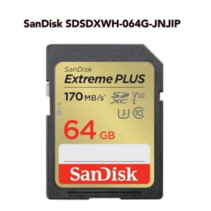  SanDisk SDSDXWH-064G-JNJIP Extreme PLUS SDXC UHS-IJ[h 64GB