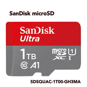  SANDISK microSD J[h 1TB UHS-I U1 Class10 Ultra SDSQUAC-1T00-GH3MA TfBXN