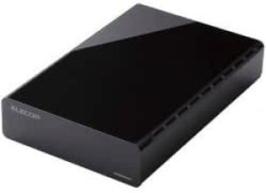 �� ELECOM e:DISK�f�X�N�g�b�vUSB3.0�Ή��O�t���n�[�h�f�B�X�N ELD-CED020UBK 2TB Black �@�l��p �G���R��