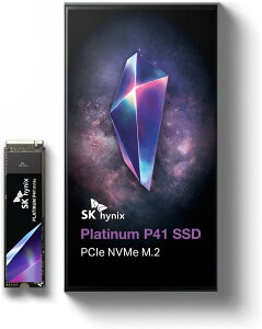  SK hynix  SSD SHPP41-2000GM-2 Platinum P41 2TB PCIe NVMe Gen4 M.2 2280 PS5mF ǂݍ ő7000MB GXPCnCjbNX
