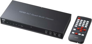 �� SanwaSupply 4����1�o��HDMI��ʕ����ؑ֊� SW-PHD41MTV 4K/60Hz�Ή� �T�����T�v���C