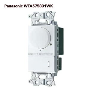 �� Panasonic �����t�ʑ������X�C�b�`C(�А� 3�H���p) WTA575831WK �}�b�g�z���C�g �p�i�\�j�b�N