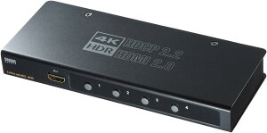 �� SANWASUPPLY HDMI�ؑ֊�(4���́E1�o��) 4K/60Hz�EHDR�EHDCP2.2�Ή� SW-HDR41H �T�����T�v���C