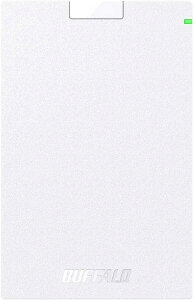 �� BUFFALO �|�[�^�u��HDD Type-C�P�[�u���t 1TB �z���C�g HD-PGAC1U3-WA USB3.2(Gen1)�Ή� �o�b�t�@���[