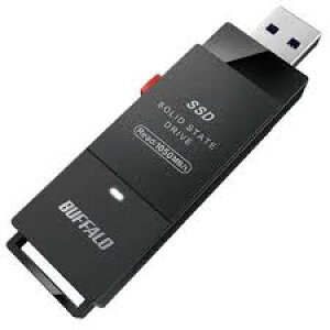 �� BUFFALO �X�e�B�b�N�^�|�[�^�u��SSD SSD-SCH1.0U3-BA �u���b�N 1.0TB �o�b�t�@���[