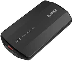 �� BUFFALO �|�[�^�u��SSD SSD-PHP500U3-BA �u���b�N �o�b�t�@���[