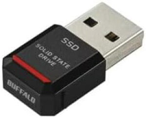 �� BUFFALO �|�[�^�u��SSD SSD-PST1.0U3BA/D [USB3.2(Gen1) TV�^��Ή� SSD 1TB] �o�b�t�@���[