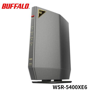 �� BUFFALO �������[�^�[ WSR-5400XE6 AirStation Wi-Fi 6E�Ή����[�^�[ ����LAN�e�@ �o�b�t�@���[