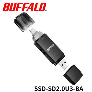 �� BUFFALO �|�[�^�u��SSD SSD-SD2.0U3-BA �� �o�b�t�@���[