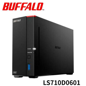 �� BUFFALO �l�b�g���[�N�n�[�h�f�B�X�N LS710D0601 LinkStation 2.5GbE���� DTCP-IP�Ή� NAS 1�h���C�u 6TB �o�b�t�@���[