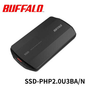 �� BUFFALO �O�t��SSD SSD-PHP2.0U3BA/N �u���b�N 2.0TB �o�b�t�@���[