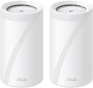 �� TP-Link WiFi 7 ���[�^�[ ���b�V�� WiFi �V�X�e�� 8-�X�g���[�� �g���C�o���h 11520 Mbps (6GHz) + 2880 Mbps (5GHz) + 688Mbps (2.4GHz) 10Gbps �C�[�T�l�b�g�|�[�gx1 �V�[�����XAI���b�V�� MLO 320MHz Deco BE75 2-pack �e