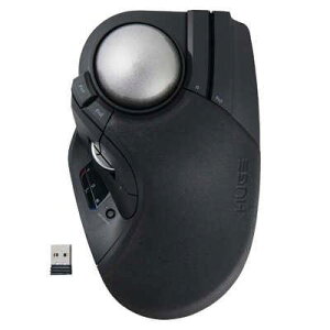 �� ELECOM HUGE PLUS �}�E�X M-HT1MRBK ���C�����X�g���b�N�{�[�� �u���b�N �G���R��