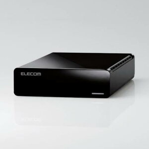 �� ELECOM �O�t���n�[�h�f�B�X�N ELD-HTV020UBK �u���b�N 2TB �G���R��