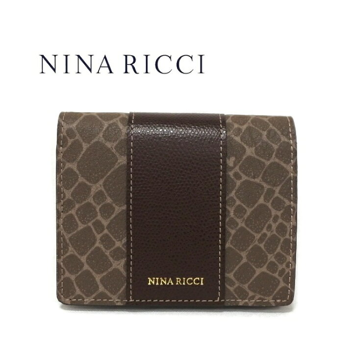 楽天市場】NINA RICCI ニナリッチ 財布 二つ折り ボックス型小銭入れ 