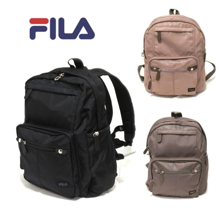 楽天市場】FILA[フィラ] 多機能リュック レディース ツイルナイロン 