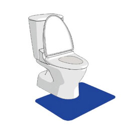 シンエイテクノ 消臭すべり止めマット ゼオシーター 洋式トイレ用 55×60×0.3cm