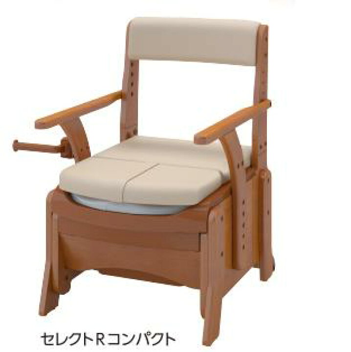 楽天市場】アロン化成 安寿 家具調トイレ “セレクトR”コンパクト 標準 