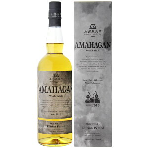 Ε av[g A}nK [hg GfBV s[ebh _ ECXL[ 700ml 1{ 47% AMAHAGAN World Malt Edition Peated t YECXL[ JAPANESE WHISKY oYj 