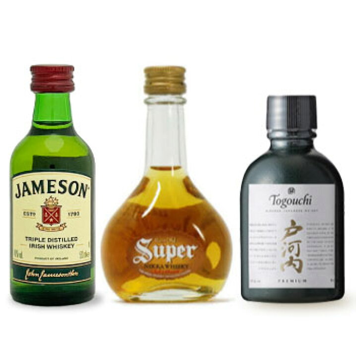 楽天市場】ウイスキー 選べるカワイイ ミニチュアボトル 50ml 