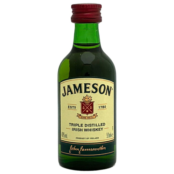 楽天市場】ウイスキー ミニチュアボトル 50ml ジェムソン ミニボトル 